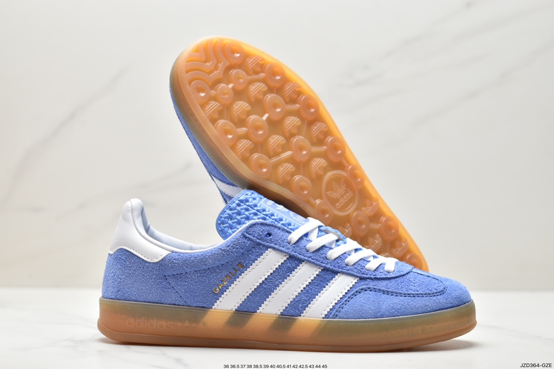 Adidas Originals Gazelle Indoor clover retro non-slip wear-resistant low-cut sneakers HQ8717