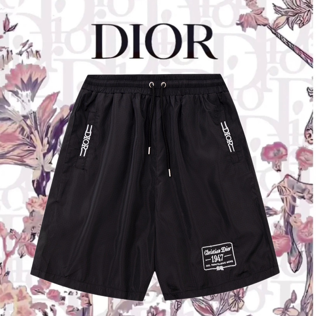 Dior Abbigliamento Pantaloni Corti Ricamo Unisex 1947