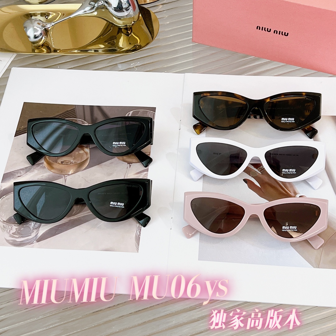 MIUMIUMU06ys独家高版钻石边框切割工艺上脸百搭SIZE54口16140