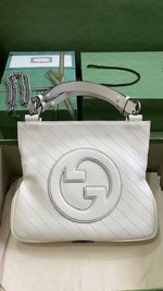 Gucci Blondie Tote Bags White