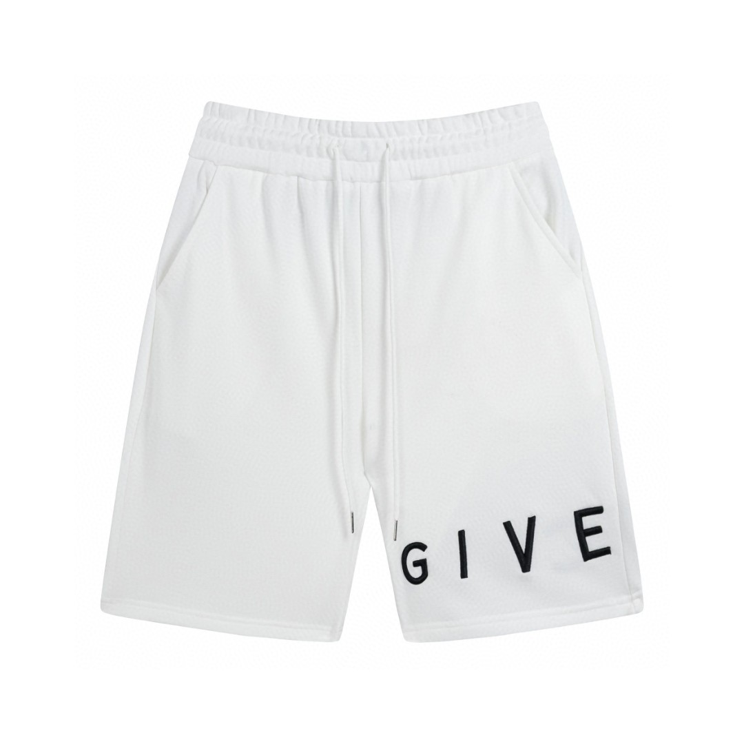 Givenchy Abbigliamento Pantaloni Corti Acquista la migliore replica
 Nero Bianco Unisex Cotone Casual