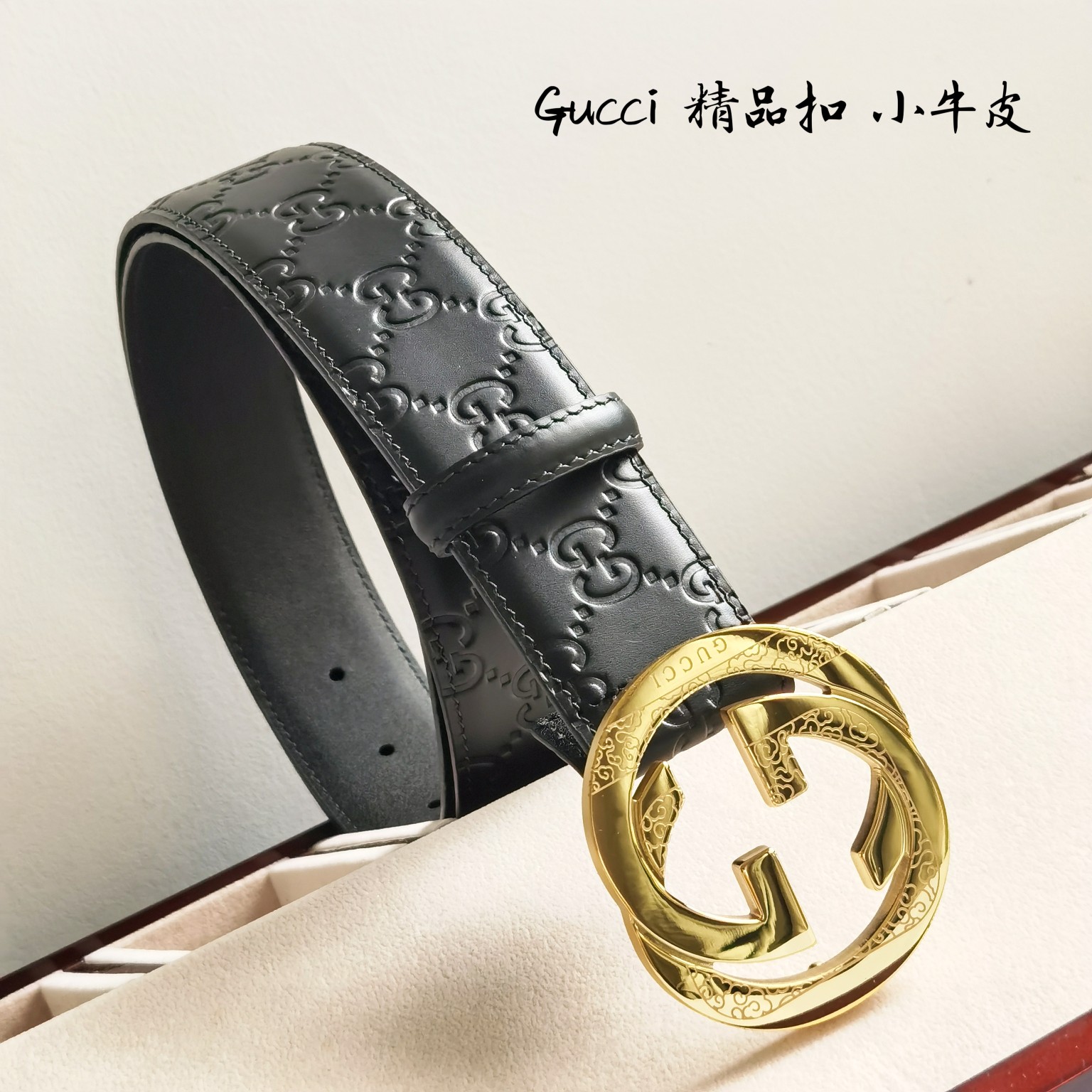 Gucci高端定制男士原单皮带海外限