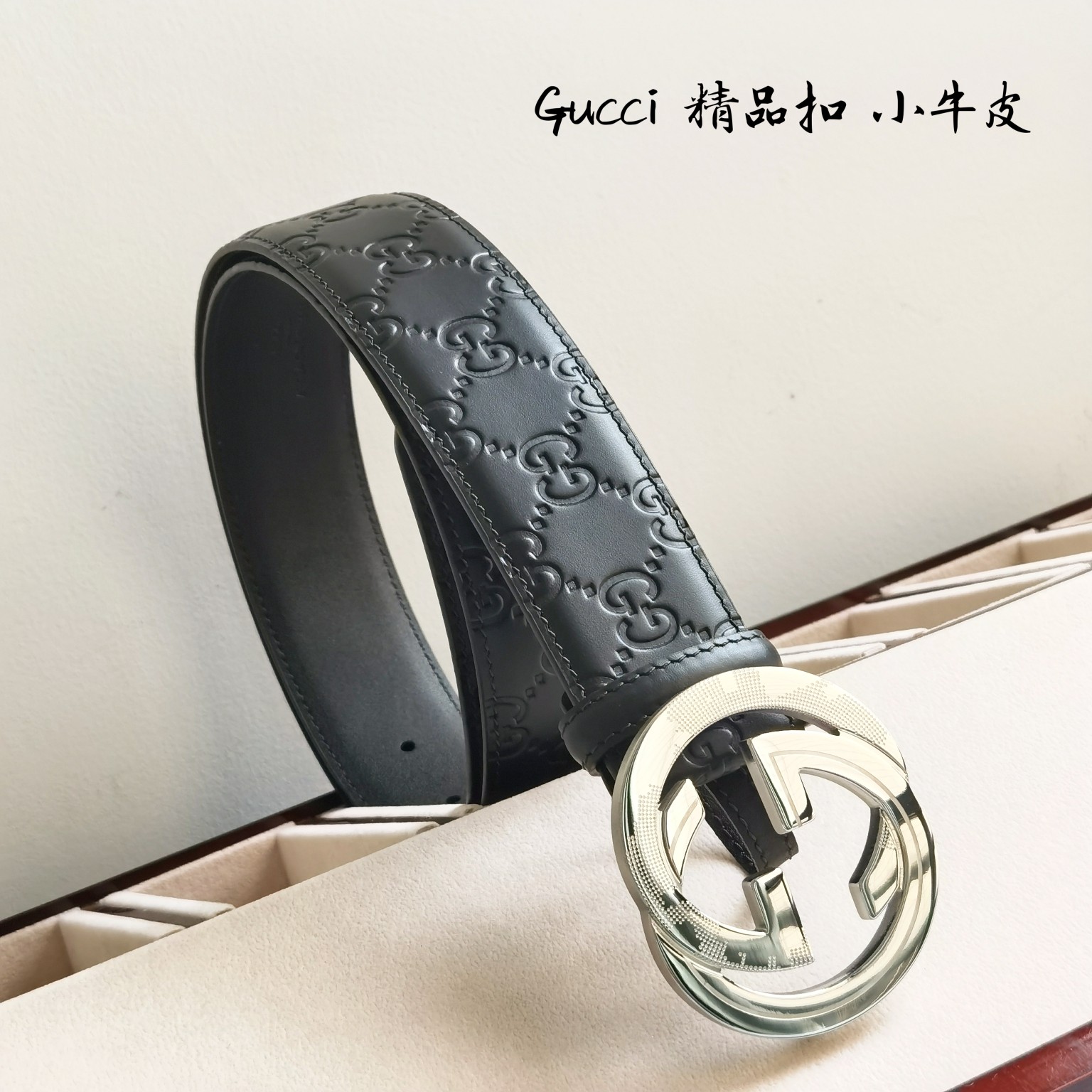Gucci高端定制男士原单皮带海外限