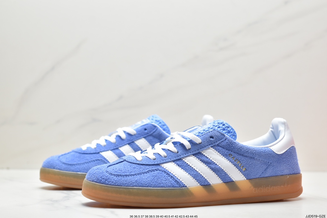 Adidas Originals Gazelle Indoor clover retro non-slip wear-resistant low-cut sneakers HQ8717