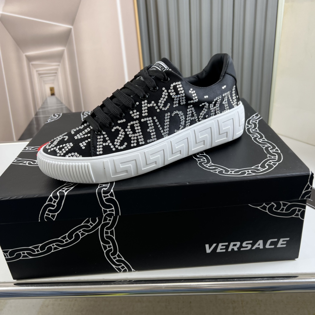 Fábrica Recién llegado ~ Versace Versace último estilo de pasarela🔗 Venta caliente para parejas❤️💚 🌟Suela:…