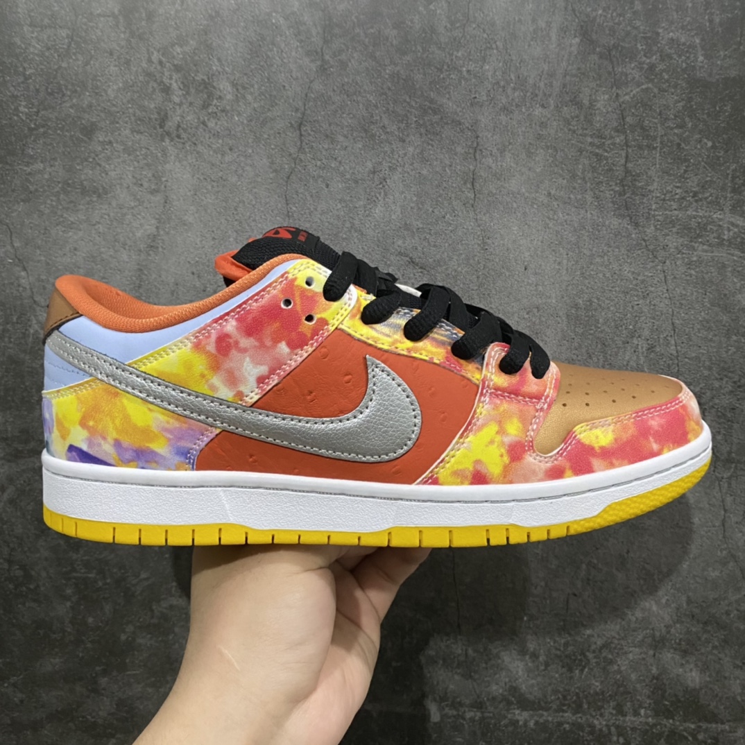 【Z版纯原】NK SB Dunk Low 食神鸳鸯扎染 CV1628-800n原盒原配 原厂冲刀 超高清洁度全鞋零毛边皮料切割全套原楦原模倾力打造完美版型SIZE：36-47.5-莆田鞋批发中心