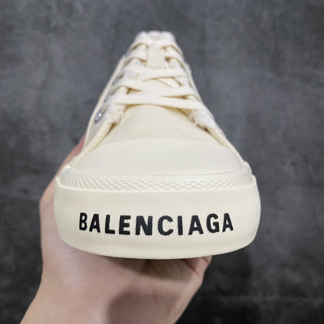 图片[8]-【OK版本】BALENCIAGA PARIS 2022S巴黎世家磨损做旧效果休闲帆布鞋n今年最火的一款布鞋 风格永续 永不过时 做旧复古风格 以崭新视角演绎“中古风”经典配色鞋头处印有品牌标识鞋身采用做旧水染工艺帆布制成 原版模具大底 日常搭配随意穿  尺码：35 36 37 38 39 40 41 42 43 44 45-莆田鞋批发中心