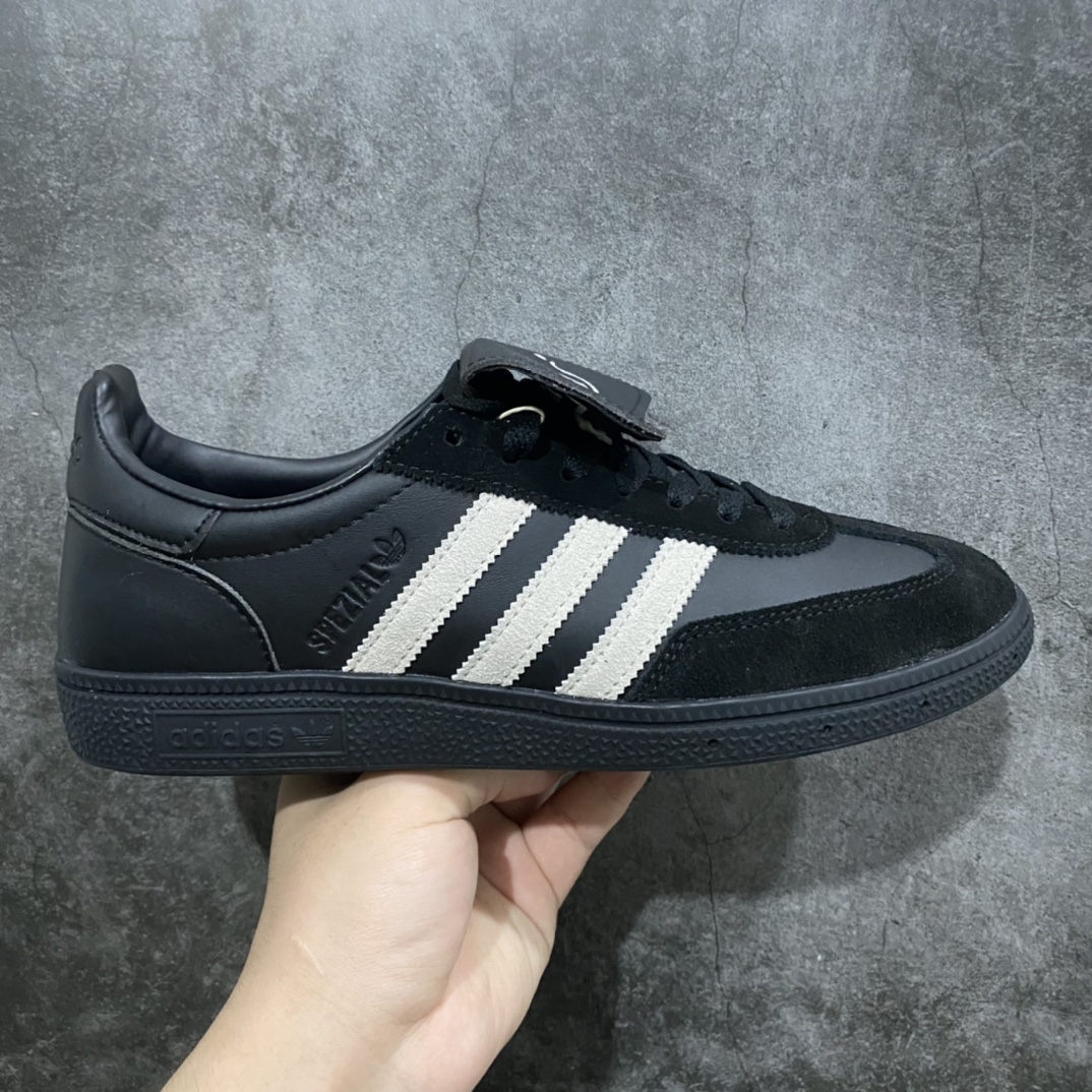 [Pure original] SHUKYU x E-WAX x Adidas Handball Spezial three-party joint handball player series low-top retro versatile casual sports sneakers HP6695