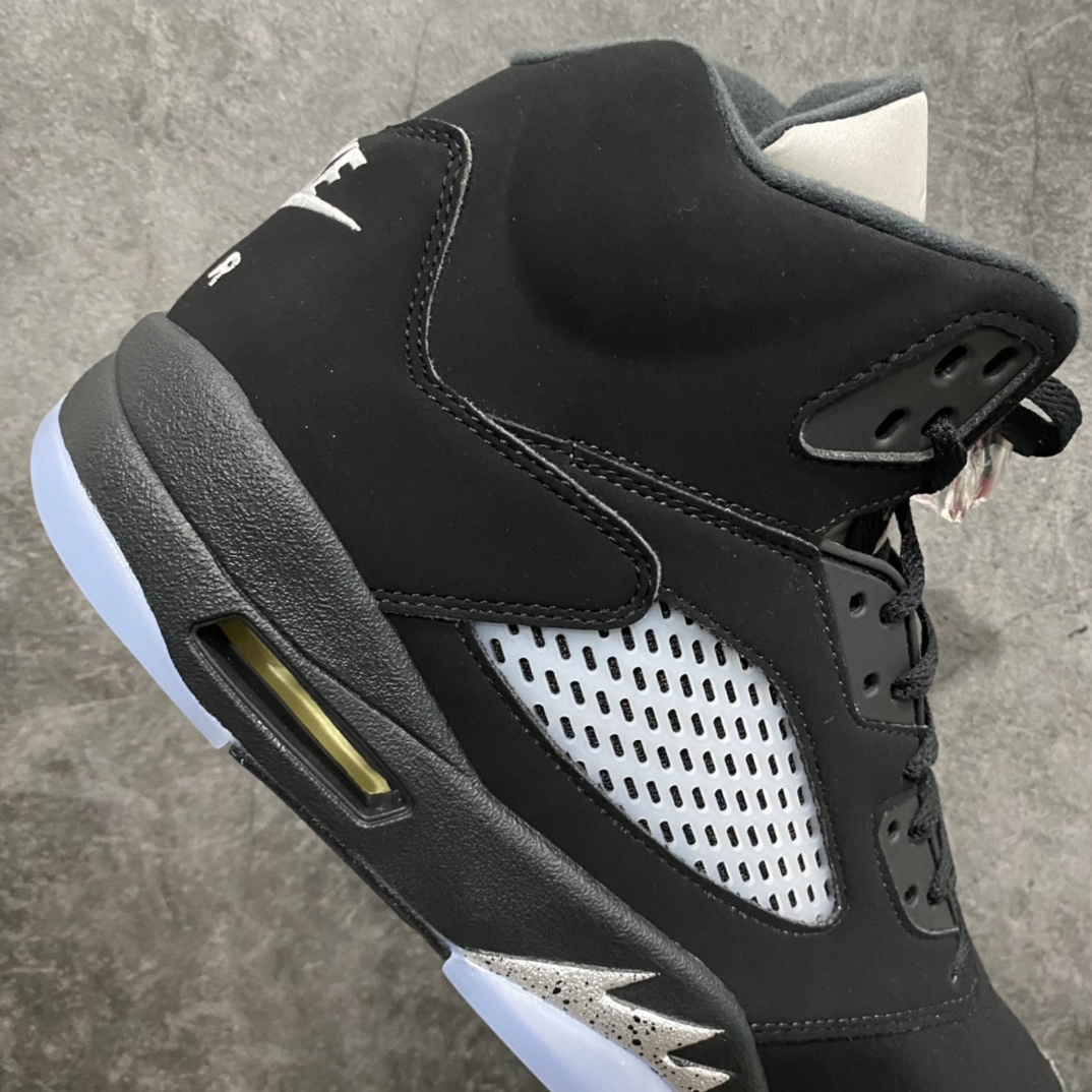 图片[6]-【莞产纯原】Air Jordan aj5  Metallic Black 元年黑银 货号845035-003  原厂材料 完美鞋型 超高清洁度n正确反光鞋舌 区别市场各路通货 欢迎对比 尺码：40-47.5-莆田鞋批发中心