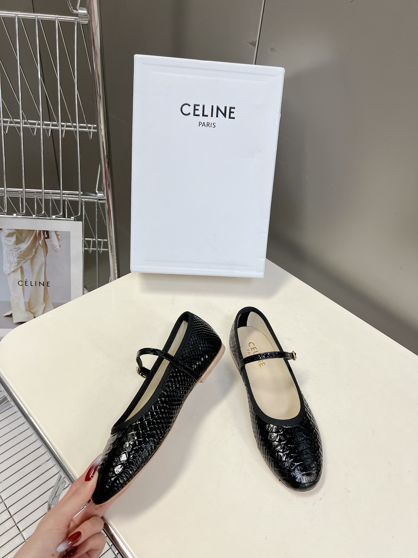 CELINE思琳春夏玛丽珍系列专柜限