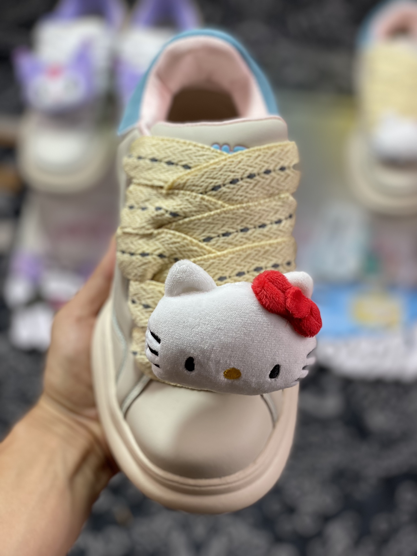 Hello Kitty ”Hello Kitty” x OLD ORDER Sanrio Drop.2 series low-top sponge cake thick bottom holiday O2120699