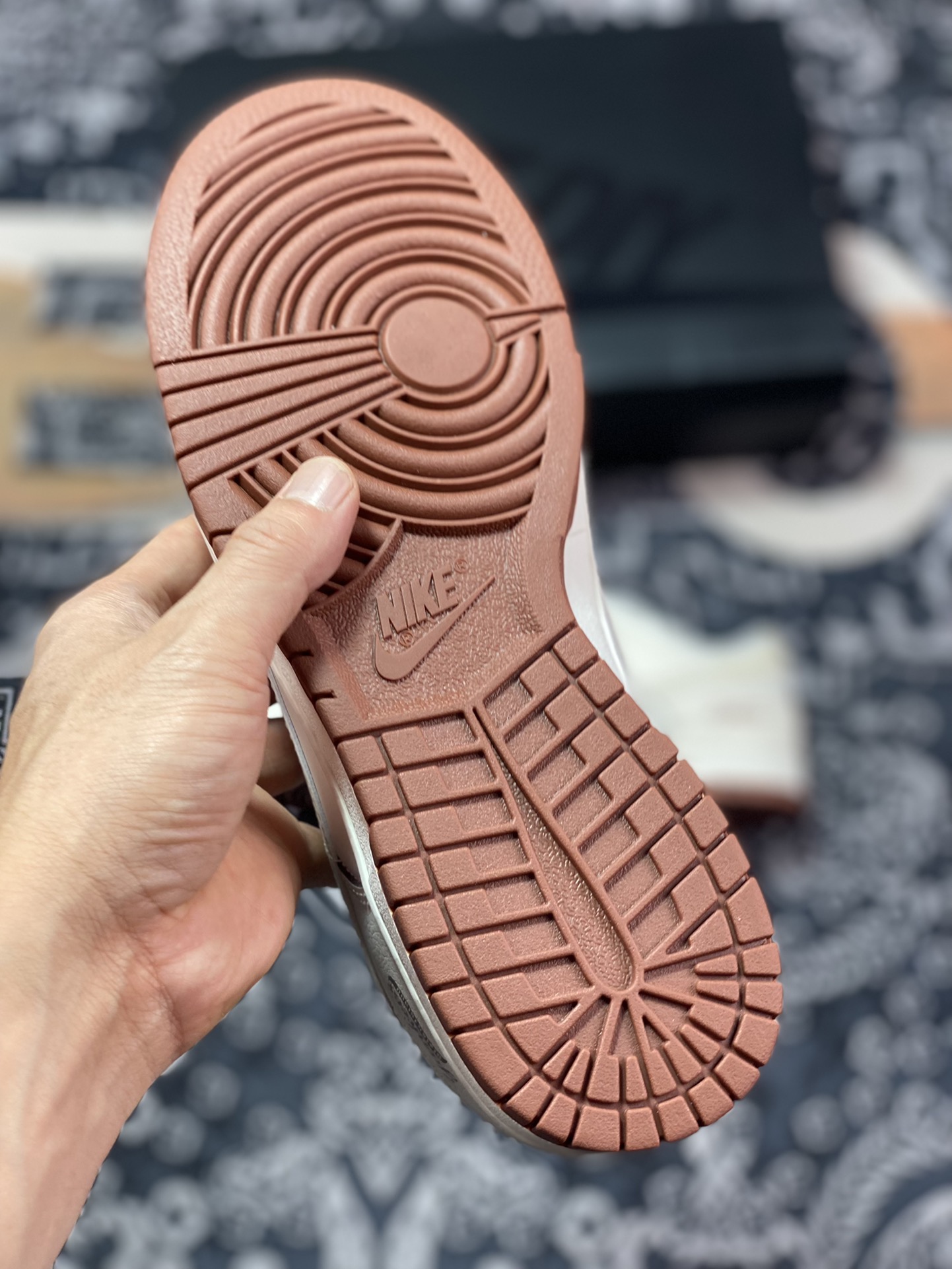 240 原装级别 Nike Dunk Low Retro ”DIY高端定制“MLB联名米浅棕 FC1688-107