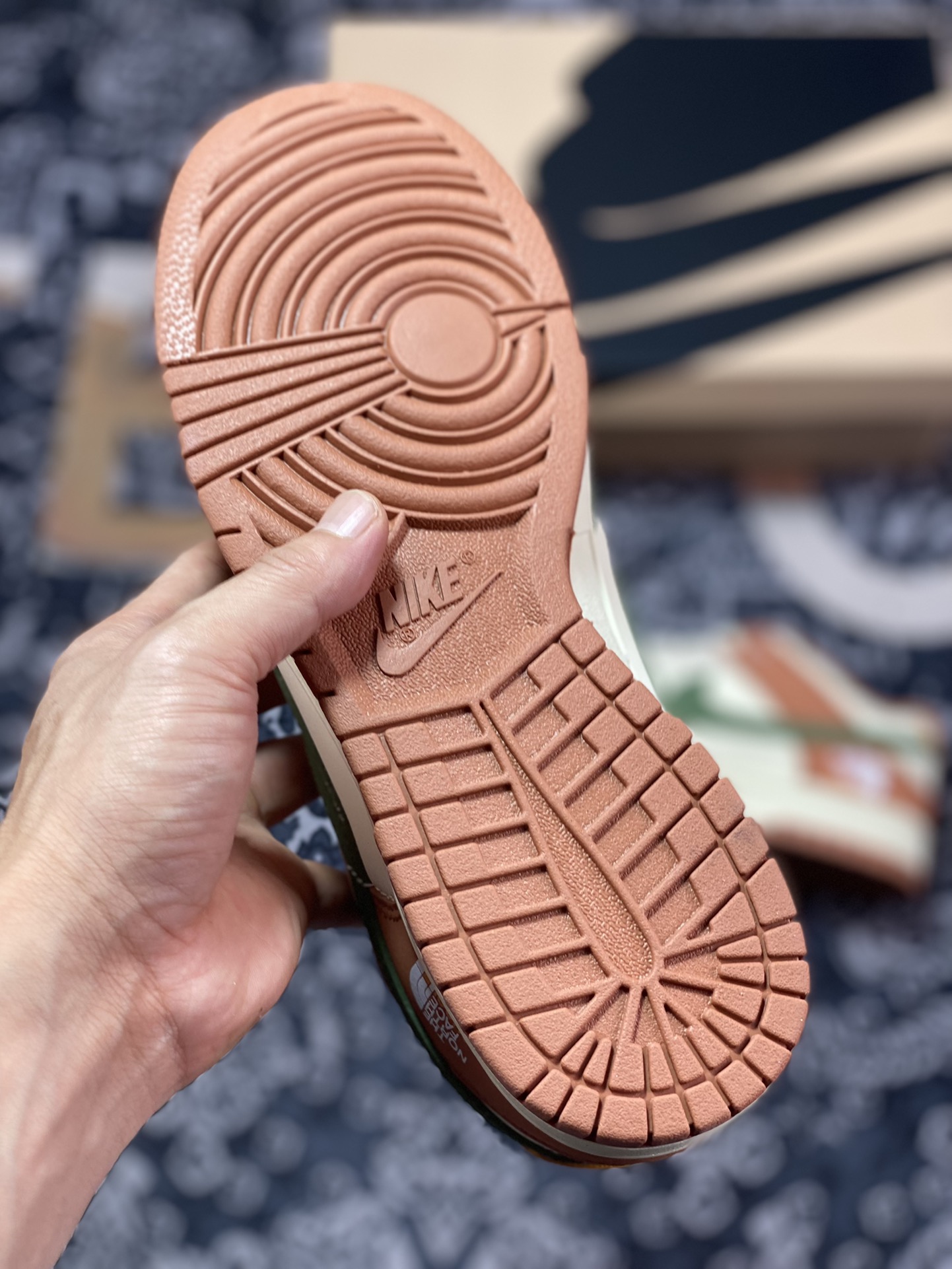 260 原装级别 Nike Dunk Low Retro ”DIY高端定制“北面联名青雾棕 DD1391-105