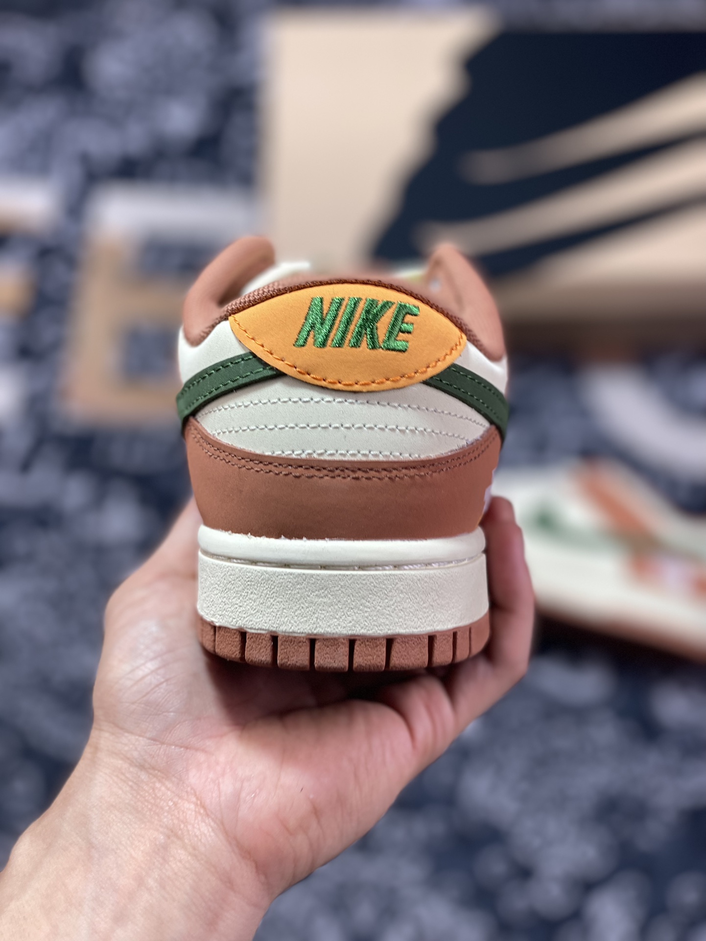 260 原装级别 Nike Dunk Low Retro ”DIY高端定制“北面联名青雾棕 DD1391-105