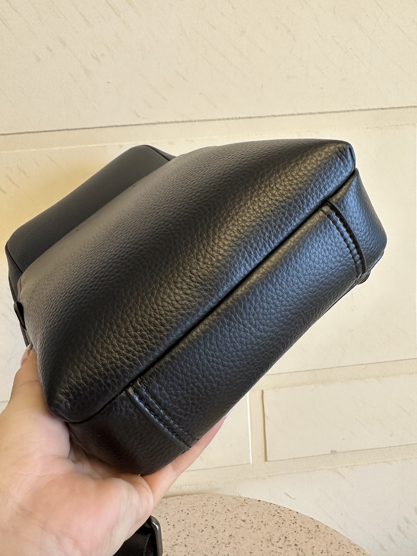 Coach 新款COACH/蔻驰C5332 C5331男士 标志帆布GOTHAM背包 人造革和牛皮革