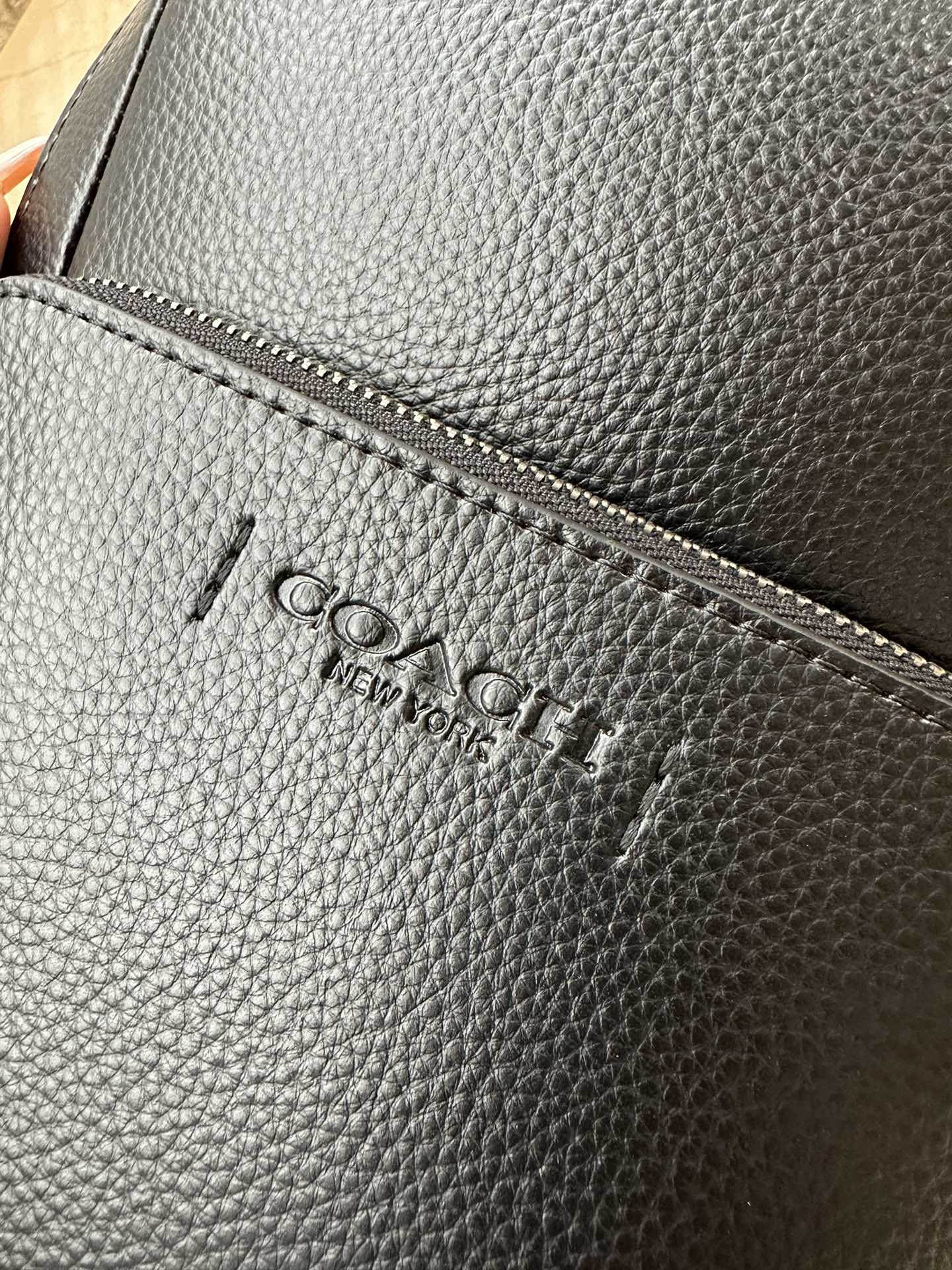 Coach 新款COACH/蔻驰C5332 C5331男士 标志帆布GOTHAM背包 人造革和牛皮革