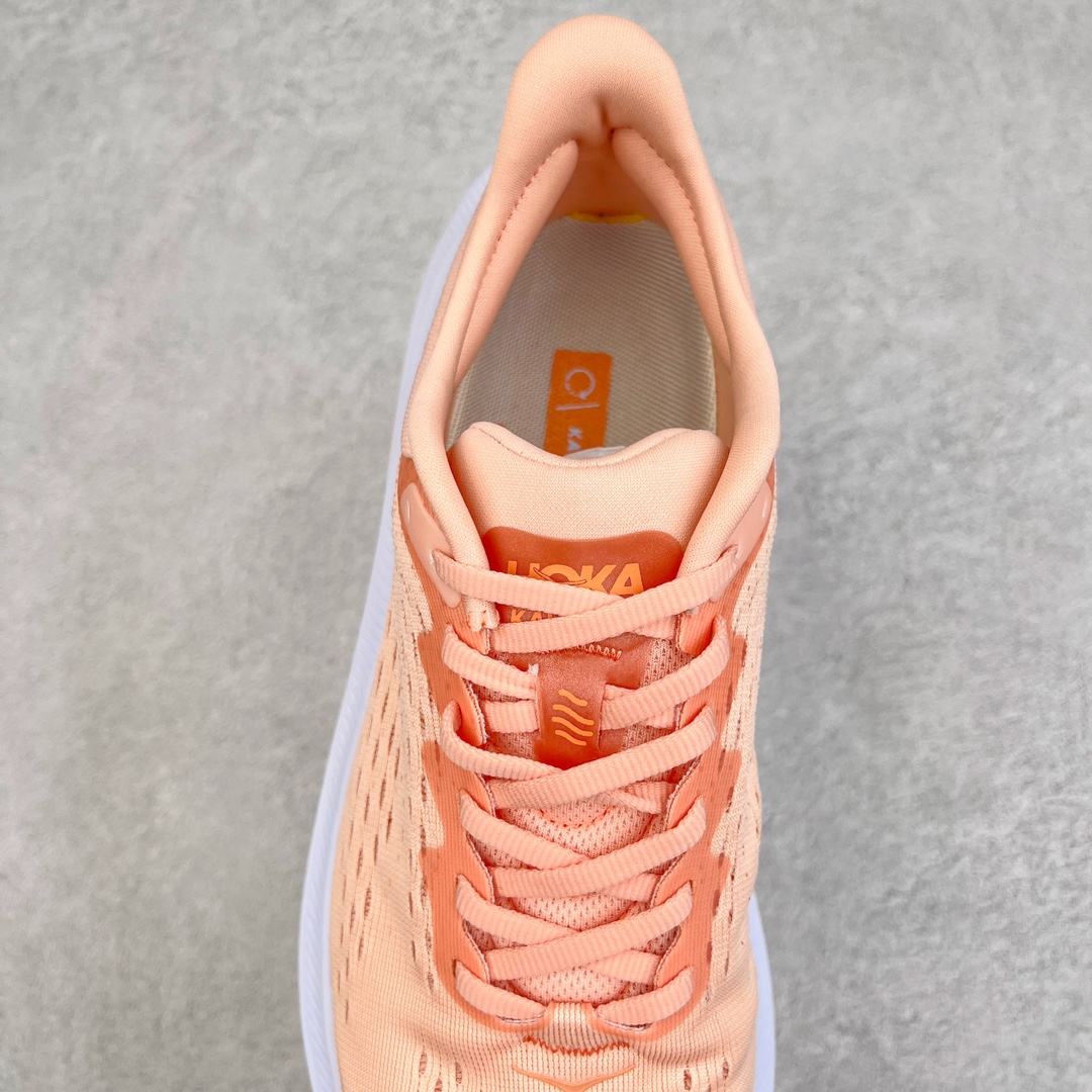 图片[5]-HOKA ONE ONE Kawana 运动鞋 设计采用再生植物纤维网纱制成独特的新型鞋面 工程网纱鞋面柔软透气 搭载 HOKA 标志性缓震中底 提供贴合脚感的同时 还带来有力的支撑 可以在不同速度下兼顾耐久性 是跑步新手和运动爱好者在多场景跑步、运动健身和日常通勤时的不二之选 前后掌 5mm 落差的缓震中底与凹槽设计外底结合速度型滚动平衡技术 可在步伐转换的过程中确保平稳过渡 加长版鞋跟和符合人体工学的跟腱部结构赋予运动爱好者轻盈舒适的脚感 KAWANA 以备受追捧的 MACH 4 作为灵感之源 鞋跟处的 SwallowTail™ 几何造型可在落地时缔造流畅稳定的步态 得以实现柔韧保护 后跟延伸而出的鞋提方便穿脱 全方位提升了整双鞋的穿着体验 尺码：36 36.5 37.5 38 38.5 39 40 40.5 41 42 42.5 43 44 44.5 45-选品中心