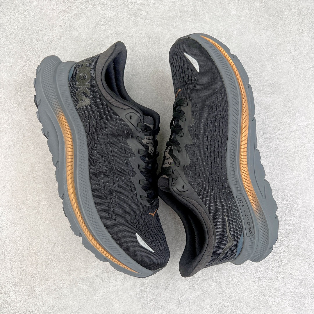 图片[3]-HOKA ONE ONE Kawana 运动鞋 设计采用再生植物纤维网纱制成独特的新型鞋面 工程网纱鞋面柔软透气 搭载 HOKA 标志性缓震中底 提供贴合脚感的同时 还带来有力的支撑 可以在不同速度下兼顾耐久性 是跑步新手和运动爱好者在多场景跑步、运动健身和日常通勤时的不二之选 前后掌 5mm 落差的缓震中底与凹槽设计外底结合速度型滚动平衡技术 可在步伐转换的过程中确保平稳过渡 加长版鞋跟和符合人体工学的跟腱部结构赋予运动爱好者轻盈舒适的脚感 KAWANA 以备受追捧的 MACH 4 作为灵感之源 鞋跟处的 SwallowTail™ 几何造型可在落地时缔造流畅稳定的步态 得以实现柔韧保护 后跟延伸而出的鞋提方便穿脱 全方位提升了整双鞋的穿着体验 尺码：36 36.5 37.5 38 38.5 39 40 40.5 41 42 42.5 43 44 44.5 45-选品中心