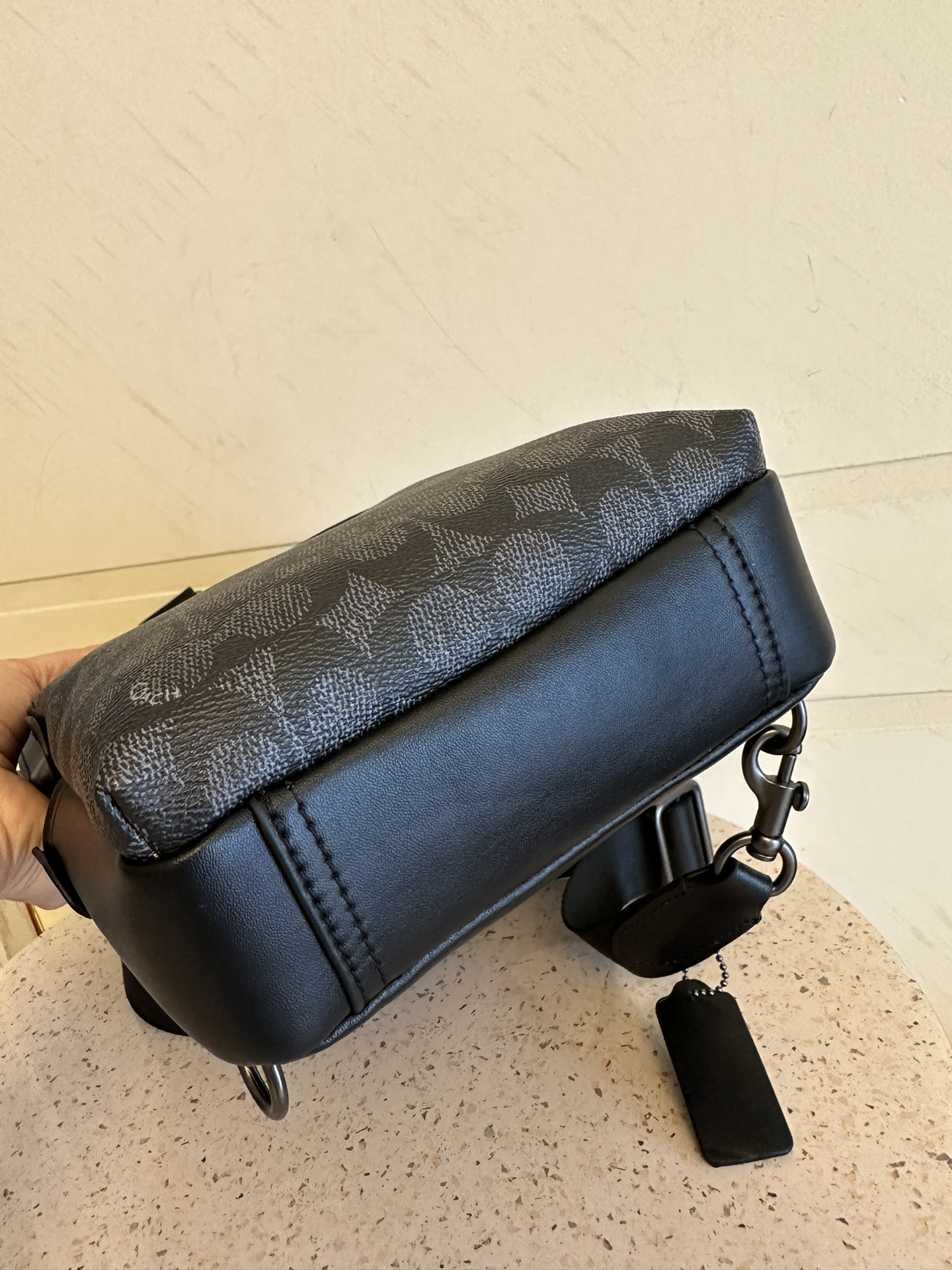 Coach Gotham Crossbody Bag in Signature Canvas C5332 C5331, Leather, Black 8 i1687579839 8197 0