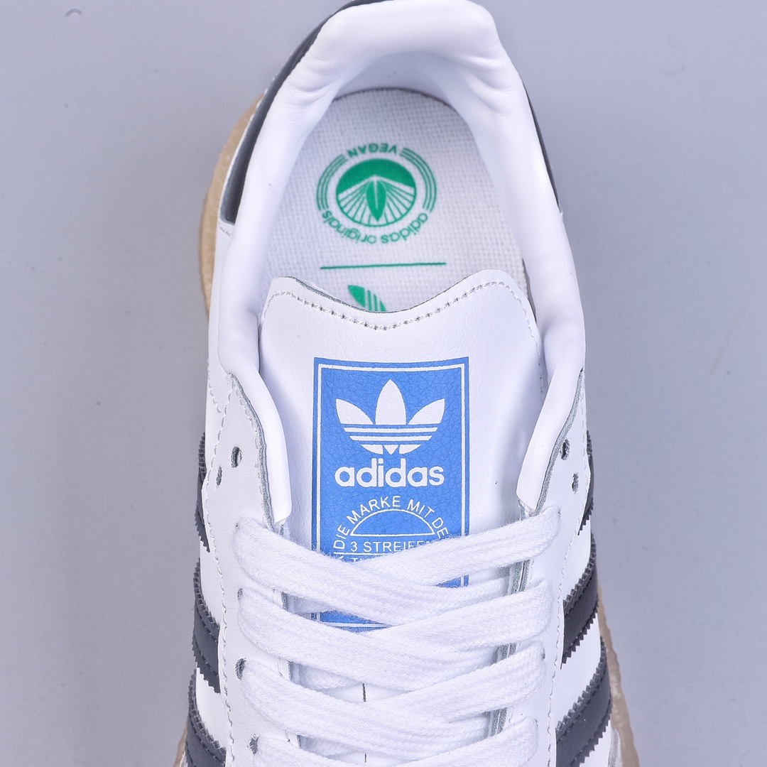 adidas SAMBA KITH CLARKS clover retro casual non-slip wear-resistant low-top sneakers FW2466