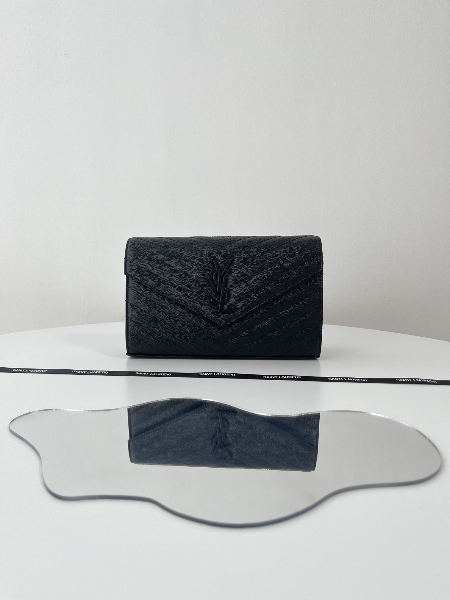 Quality Replica
 Yves Saint Laurent Crossbody & Shoulder Bags Black Cowhide Envelope