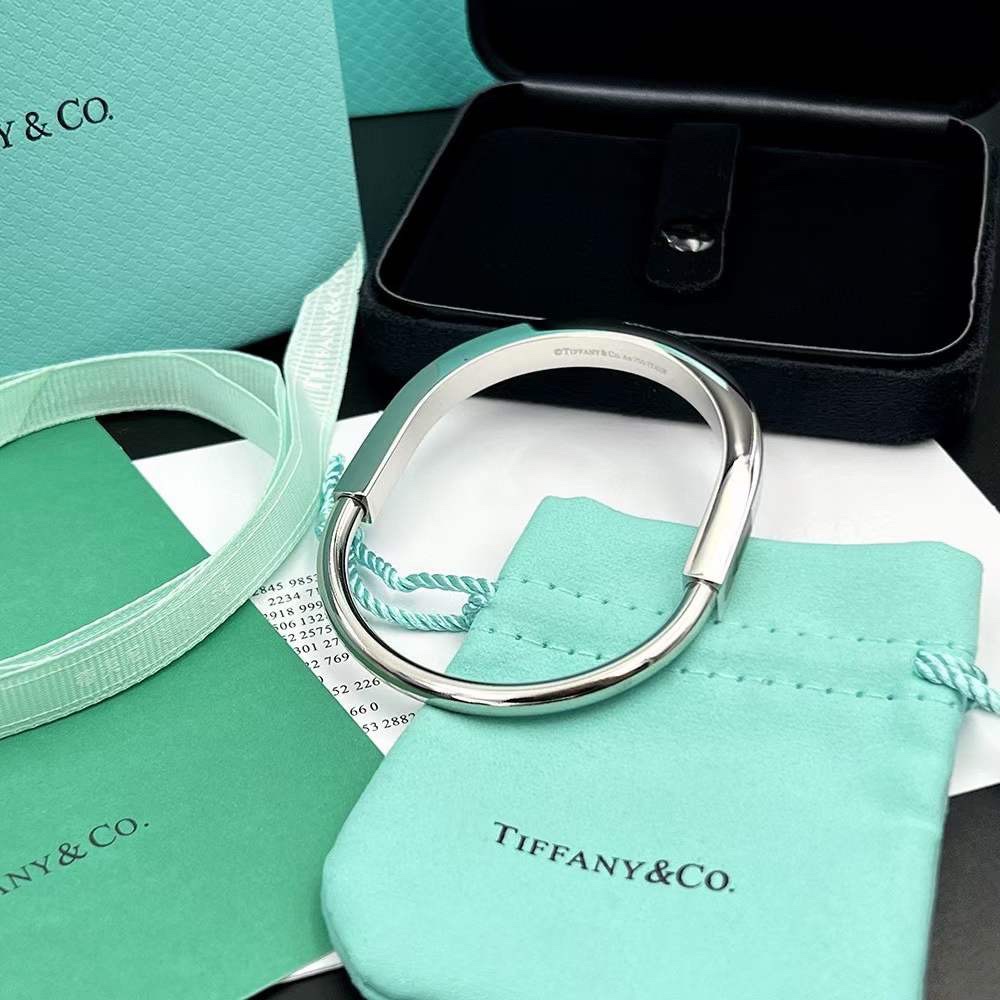 Tiffany & Co. Tiffany Lock系列 银色 无钻‬头手镯