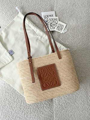 Loewe Bags Handbags Wholesale Designer Shop Brown White Basket