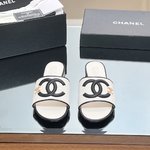 Quality Replica
 Chanel Shoes Slippers Embroidery Genuine Leather Sheepskin Weave