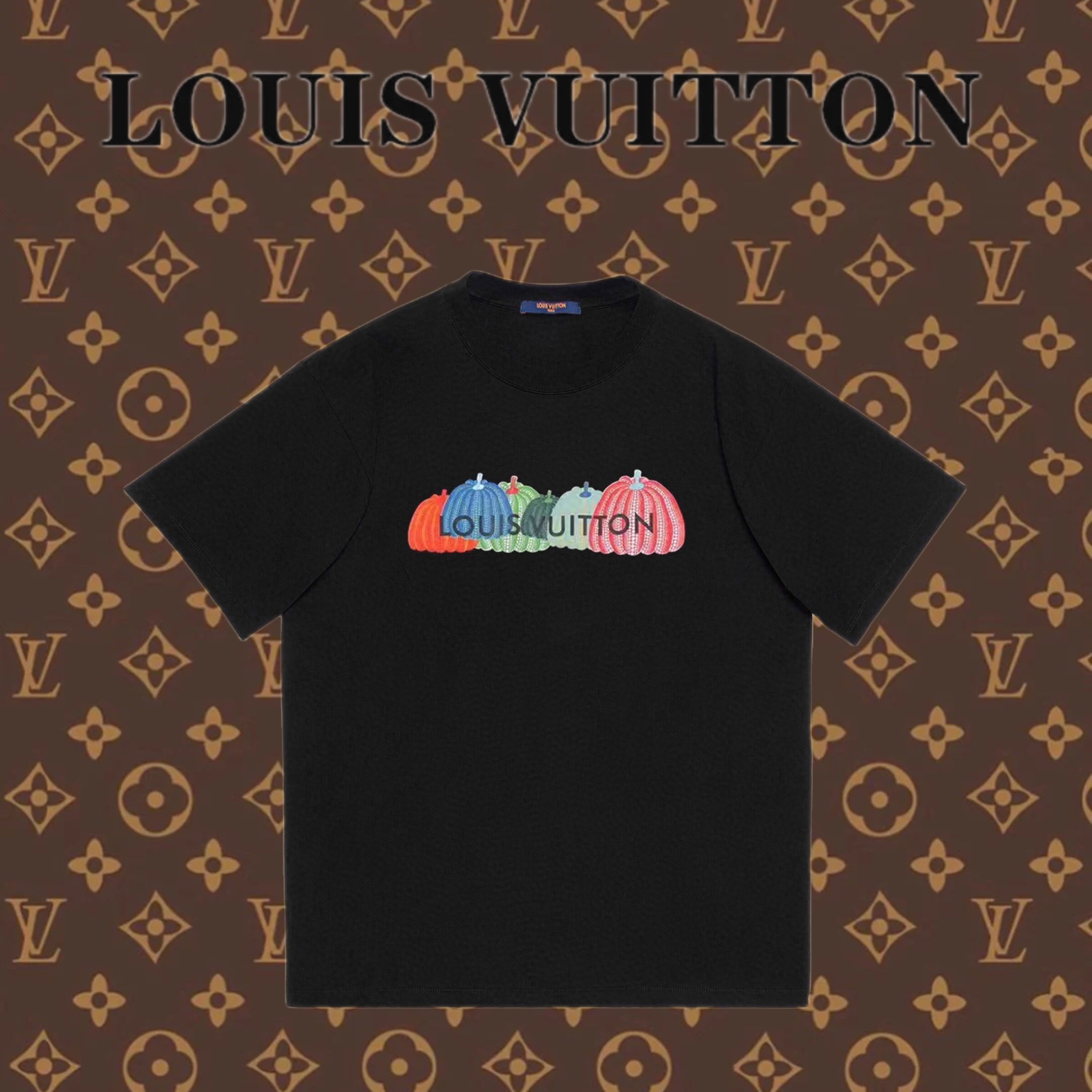 Louis Vuitton 1: 1
 Abbigliamento T-Shirt Stampa Unisex Cotone pettinato Maniche corte