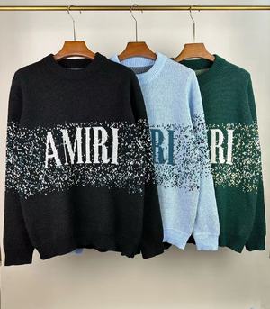 Amiri High Clothing Sweatshirts Black Blue Green Sky Fall/Winter Collection