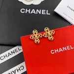 Chanel 7 Star
 Jewelry Earring Yellow 925 Silver Brass