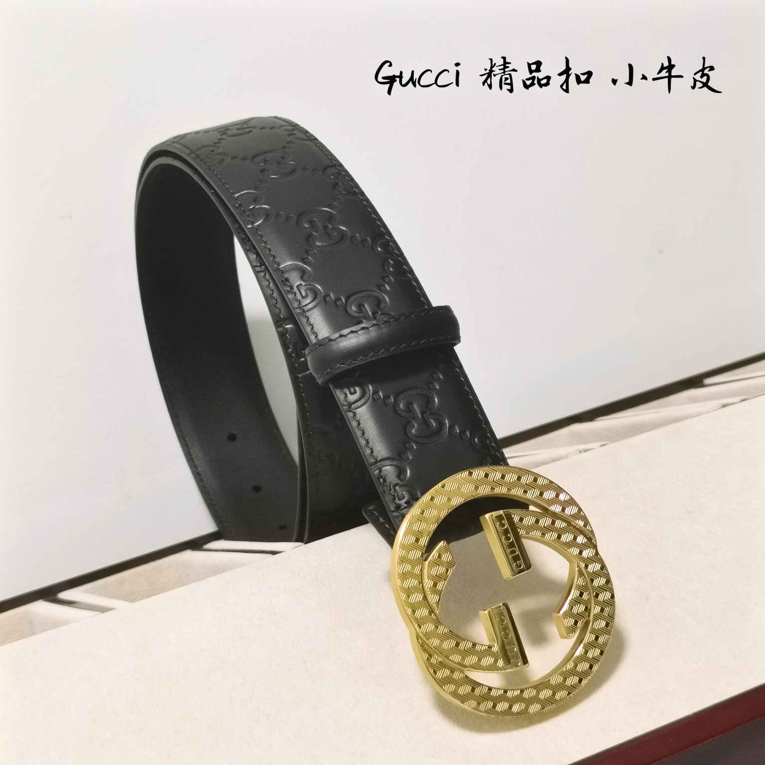 GUCCi古奇男士宽度4.0CM简单