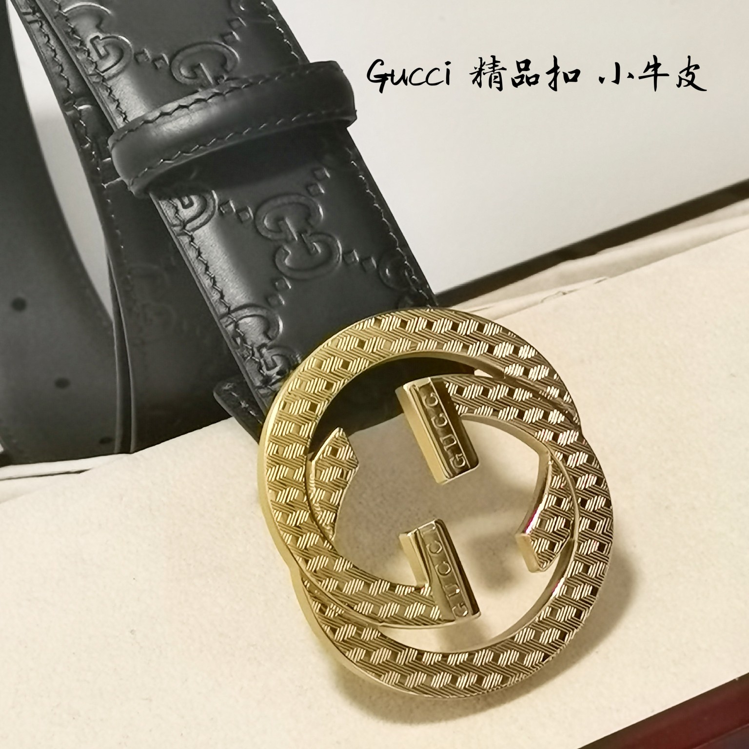 GUCCi古奇男士宽度4.0CM简单