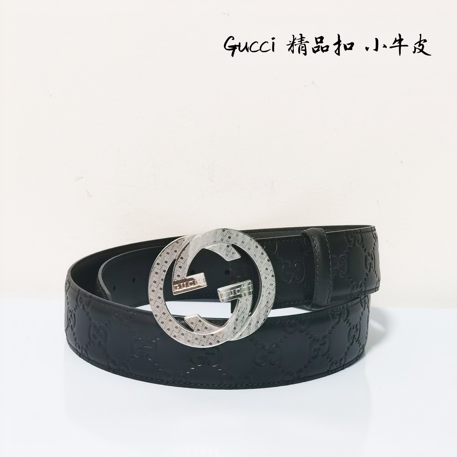 GUCCi古奇男士宽度4.0CM简单