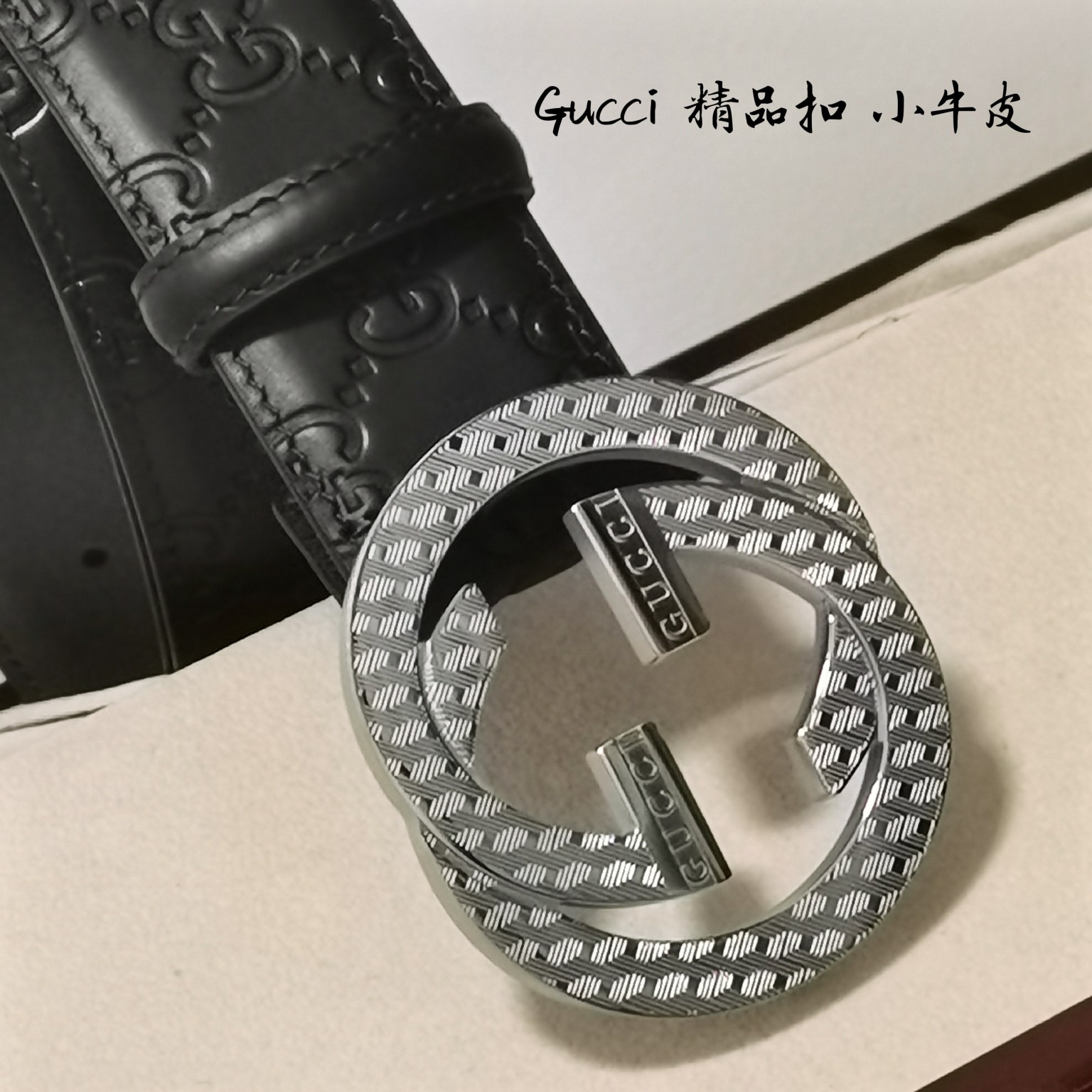 GUCCi古奇男士宽度4.0CM简单