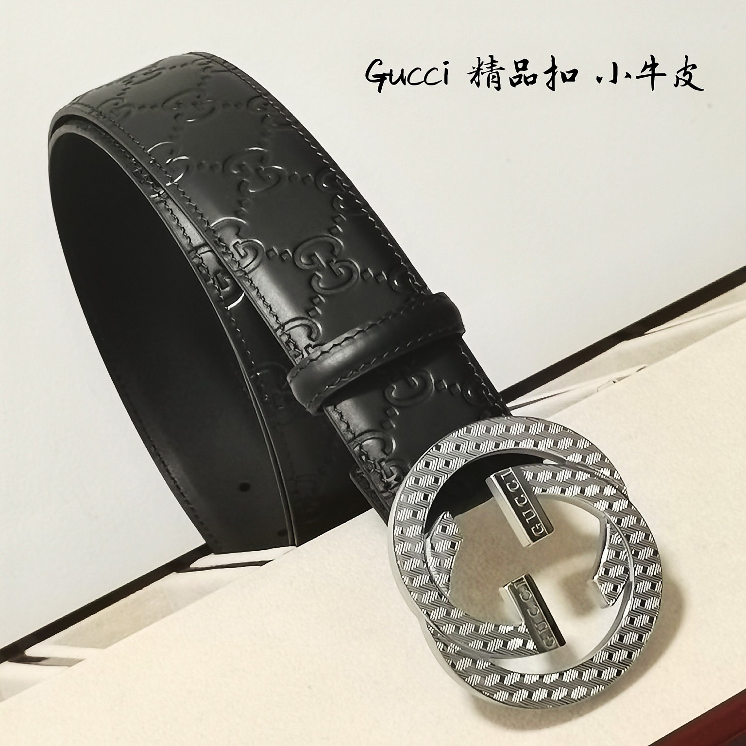 GUCCi古奇男士宽度4.0CM简单