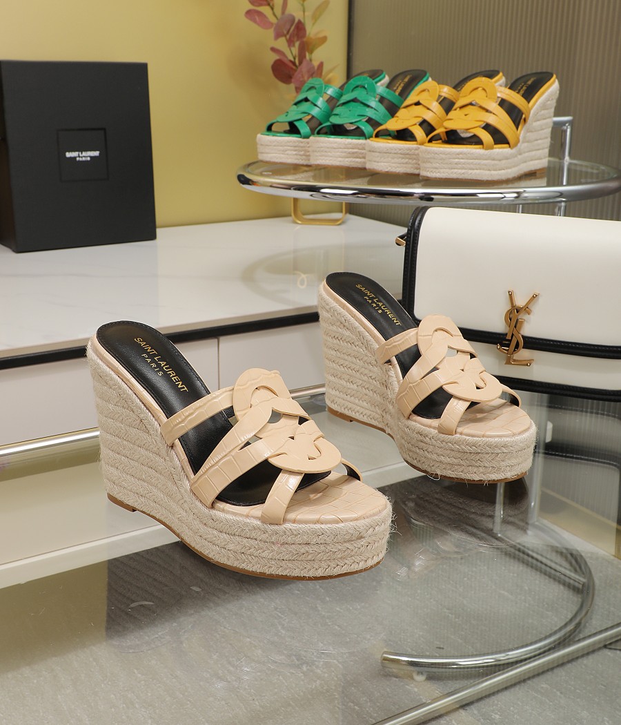 suela de goma cruda: m "Saint Laurent Saint Laurent" 2023 fabricación de alta calidad, el último tal