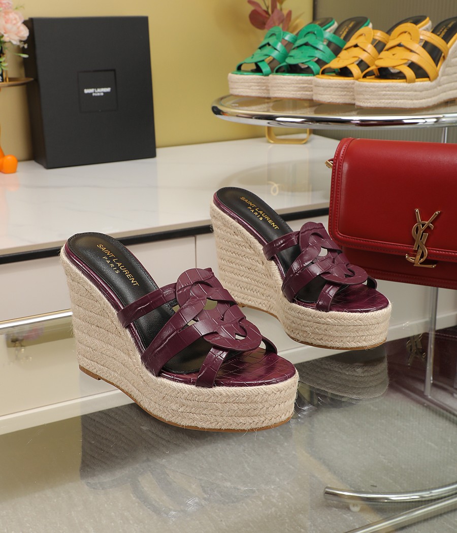 suela de goma cruda: m "Saint Laurent Saint Laurent" 2023 fabricación de alta calidad, el último tal
