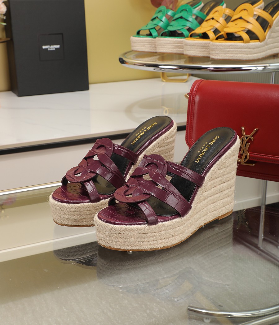 suela de goma cruda: m "Saint Laurent Saint Laurent" 2023 fabricación de alta calidad, el último tal
