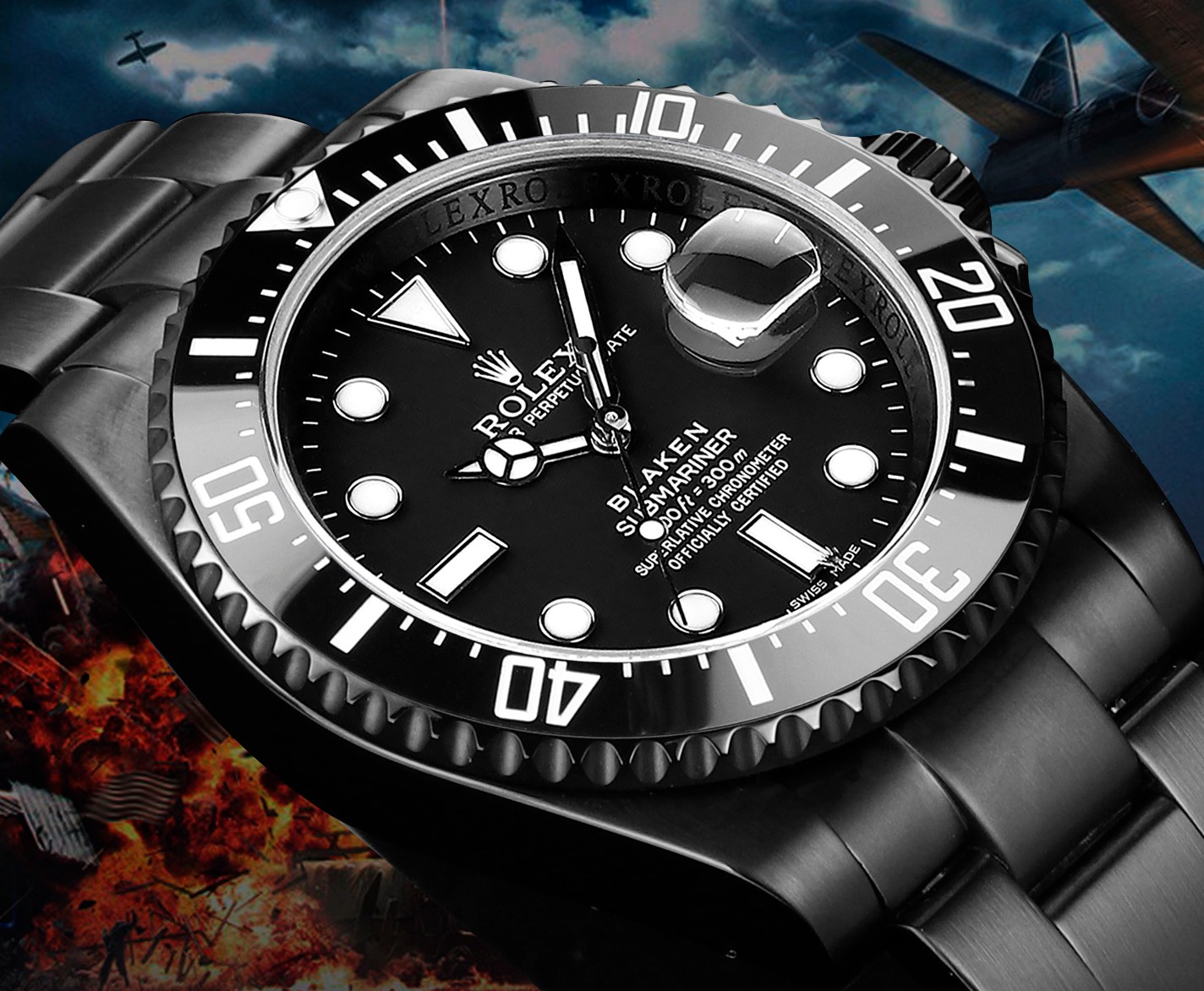 ROLEX 水鬼系列 机械腕表男,手表 2