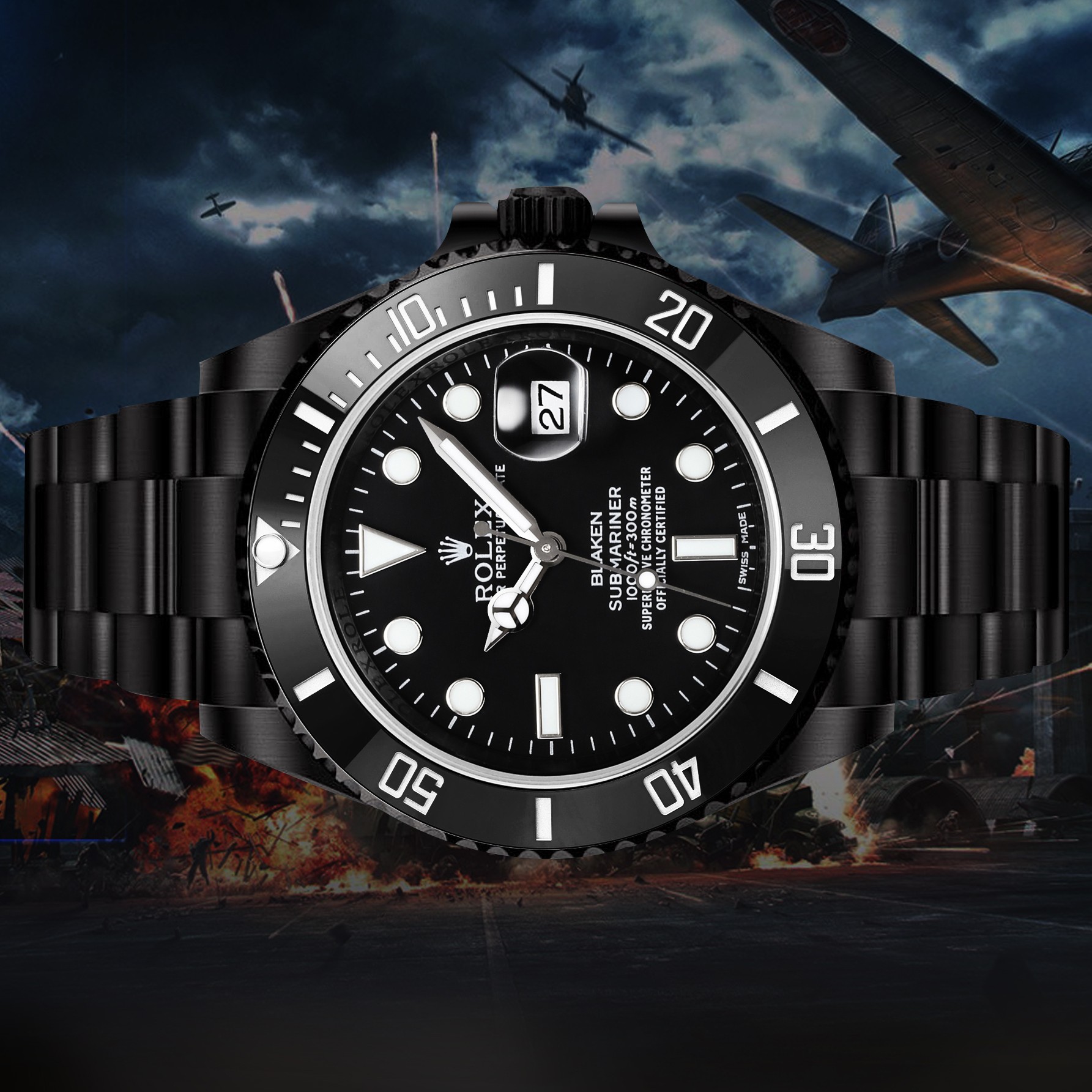 ROLEX 水鬼系列 机械腕表男,手表 4