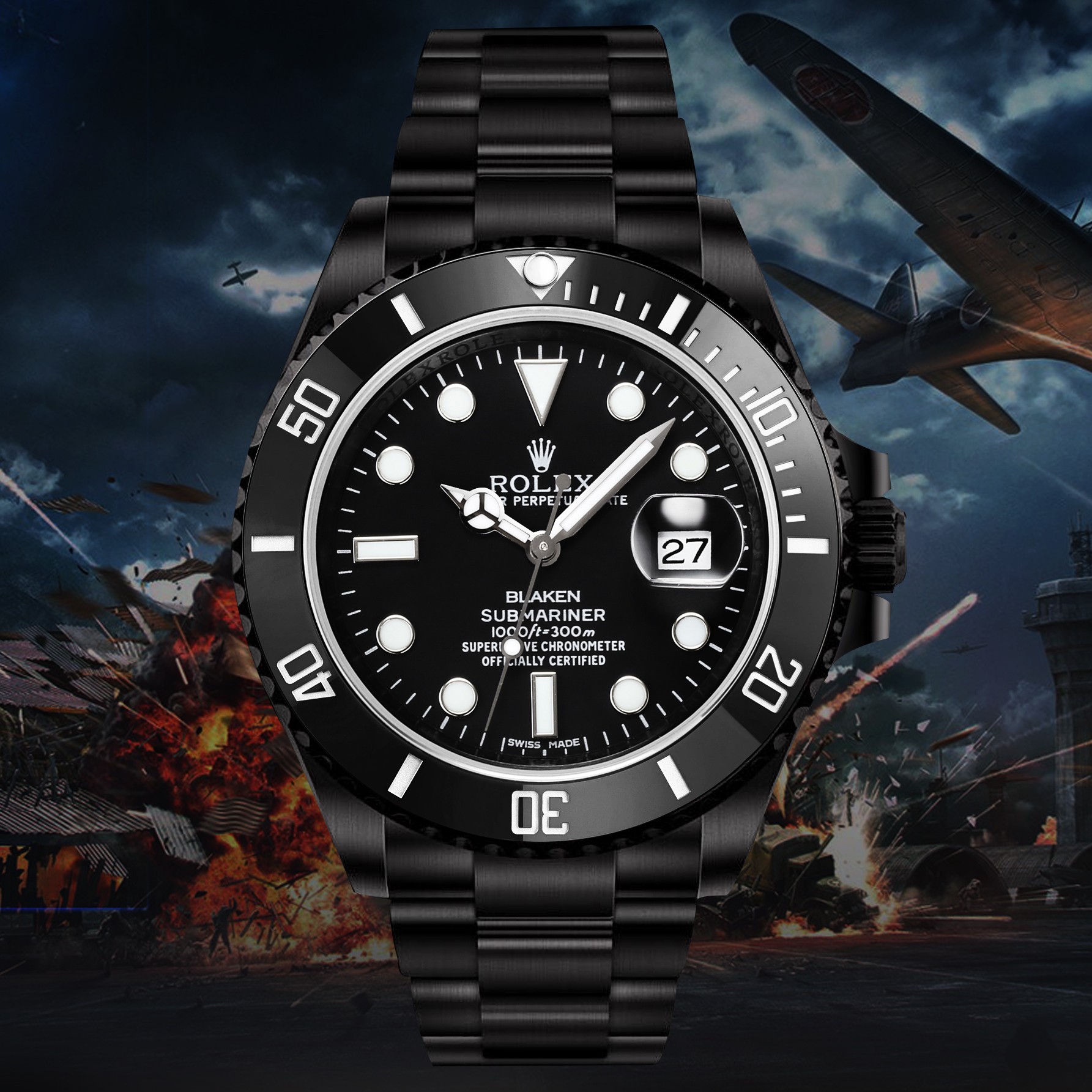 ROLEX 水鬼系列 机械腕表男,手表 6