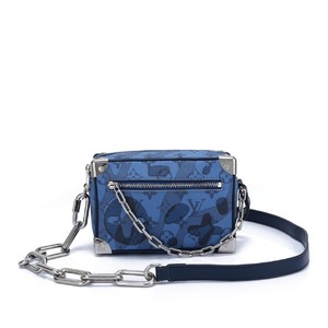 Louis Vuitton LV Soft Trunk Handbags Crossbody & Shoulder Bags Blue Canvas Chains M22588