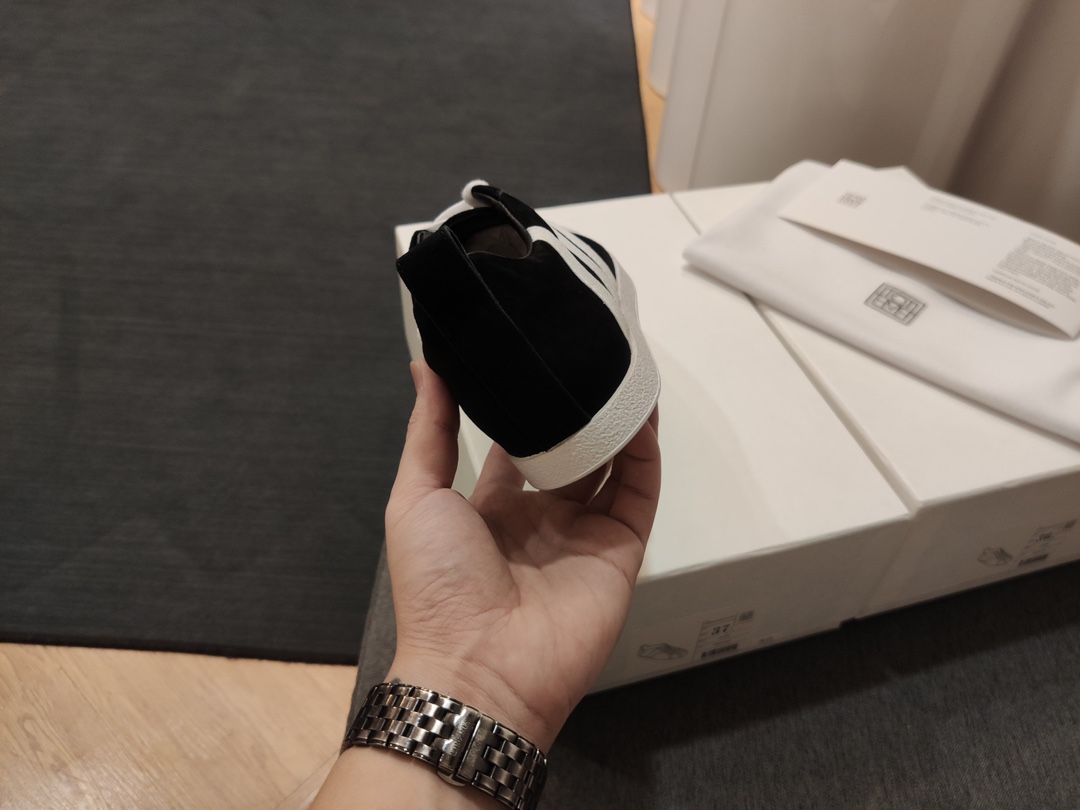 “625 TOTEME Sheepskin Recreational Sports Shoes with Big Bottom, Sizes 35-39” - 图片 3