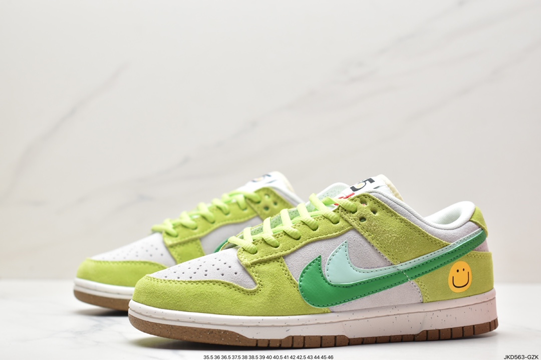 板鞋, Nike Dunk Low SE“85”, Nike Dunk Low, Nike Dunk, NIKE, Dunk Low, Dunk, DO9457-100 - 耐克 Nike Dunk LOw SE“85” 双勾牛油果 复古笑脸 低帮 休闲运动板鞋 女款 米绿 DO9457-100