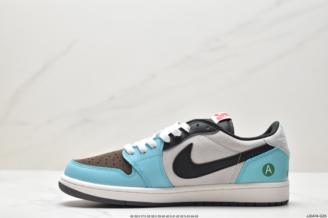 130 Travis Scott x Tiffany & Co. x Nike Air Jordan 1 Low OG SP钩倒 CZ0790-043