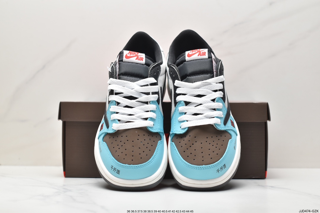 130 Travis Scott x Tiffany & Co. x Nike Air Jordan 1 Low OG SP钩倒 CZ0790-043