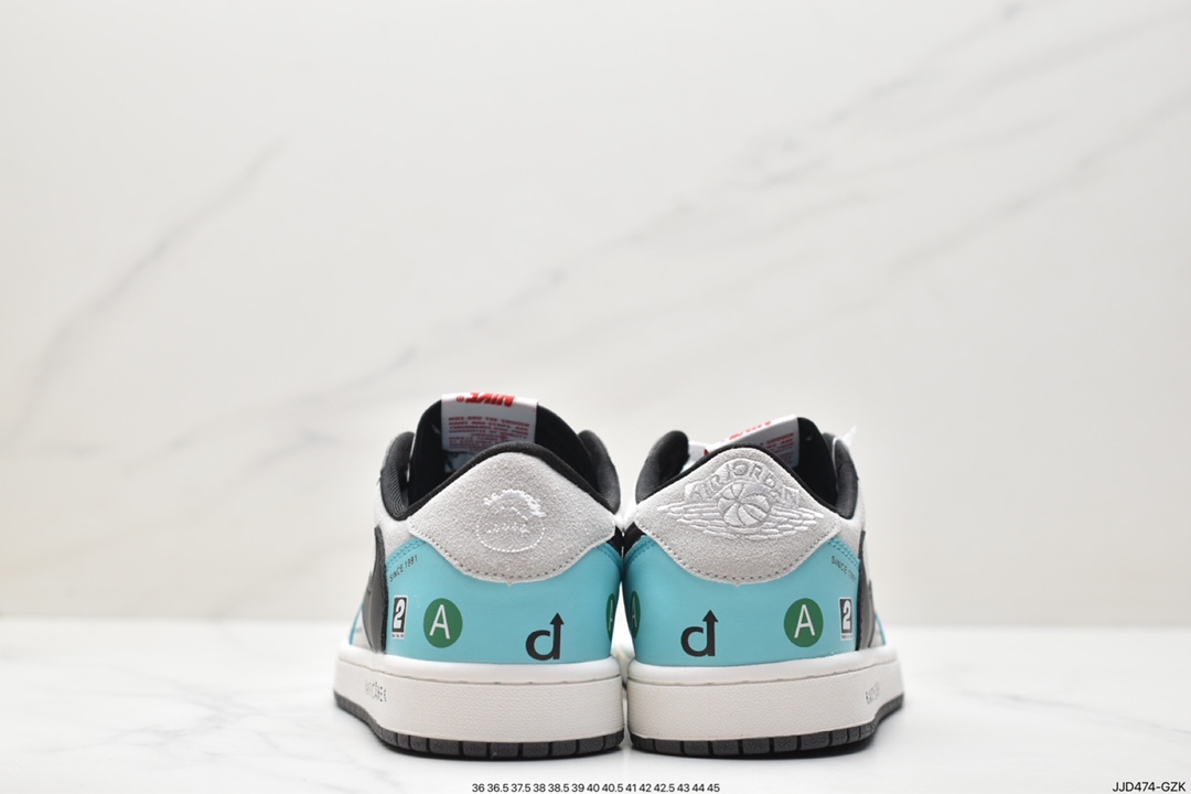 130 Travis Scott x Tiffany & Co. x Nike Air Jordan 1 Low OG SP钩倒 CZ0790-043