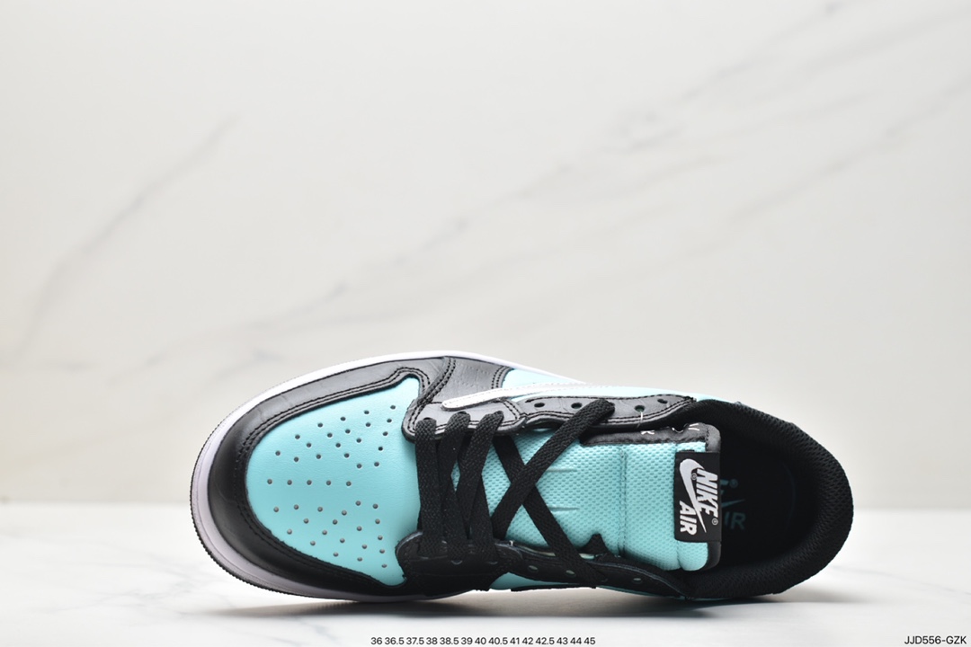 130 fragment design x Travis Scott x Nike Air Jordan 1 Low OG SP”Black/Green Toe“AJ1篮球鞋 DM7866-143