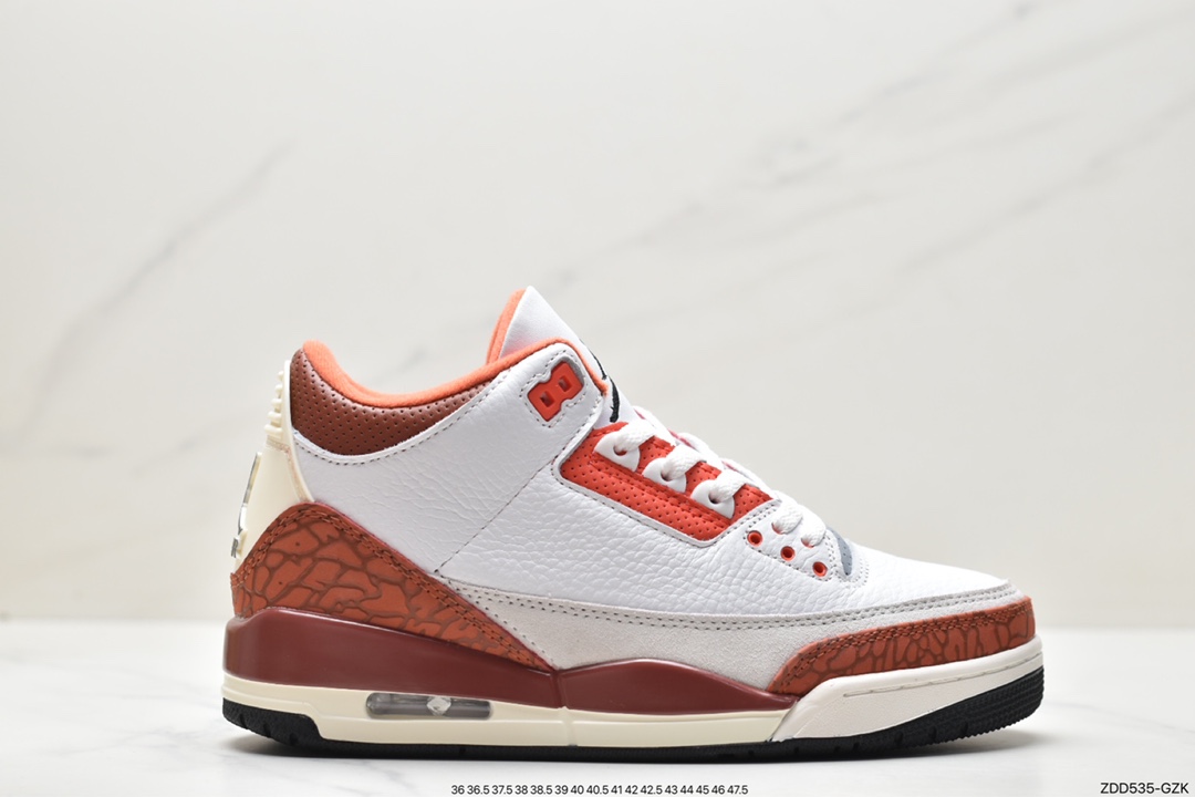 230 Air Jordan 3 Retro ”Hide and Sneak“ 白灰棕 AJ3 乔丹3代 DV7028-108